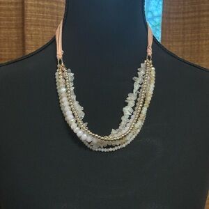 Elegant Multi-Layered Beaded Necklace